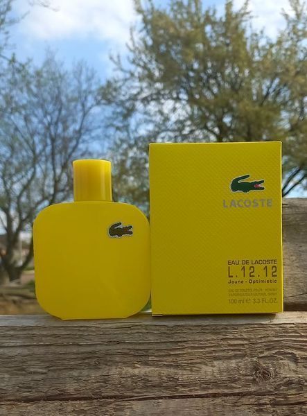 Laсoste Eau De Laсoste L.12.12 Yellow Jaune Optimistic Pour Homme 100 ml 12Yellow2 фото