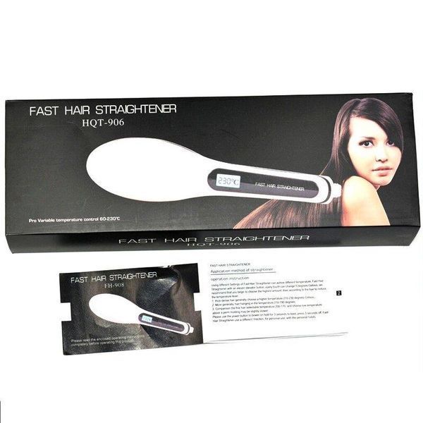 Електричний гребінець-випрямляч Fast Hair Straightener HQT-906 906 фото